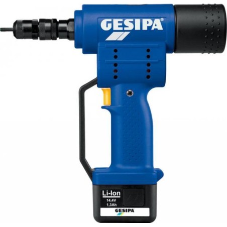 GESIPA Akku-Nietmaschine für einseitig schließende Nieten mit 2 Akkus von GESIPA