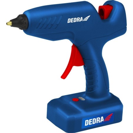 Dedra Klebepistole Heißklebepistole 60 W, 11,2 mm, 12 V, kabellos