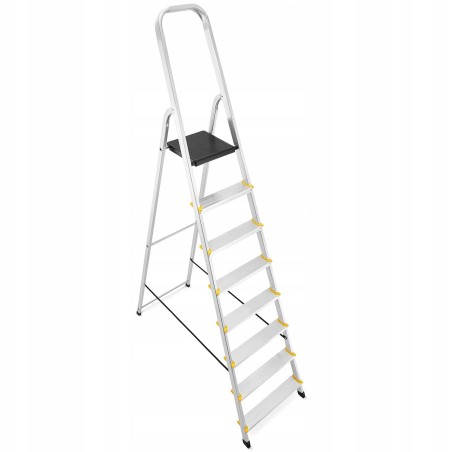 Aluminiumleiter, 8 Sprossen, Tragkraft 150 kg I-1918