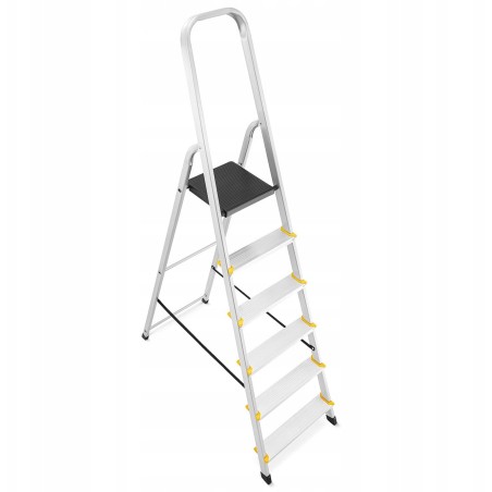 Aluminiumleiter, 6 Sprossen, Tragkraft 150 kg I-1916