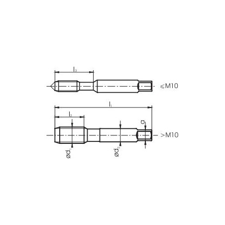 Fanar Handgewindeschneider M10, 3 Stück (A2-235831-0100)