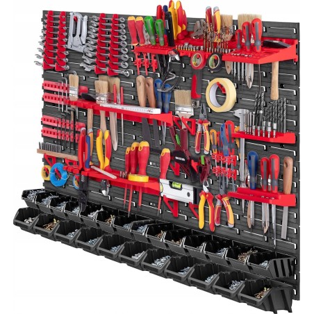 Kadax KADAX Werkzeugtafel Wand 116 x 78 cm, 70 Teile