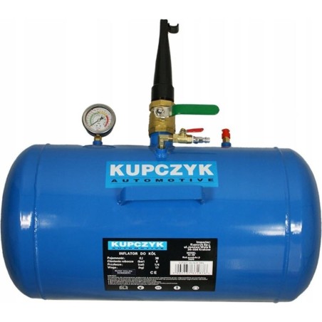 Goodyear KUPCZYK Kompressor mit Druckbehälter zum Aufpumpen von Reifen, 38 l