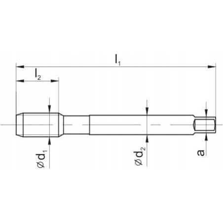 Fanar Gewindebohrer M10 DIN-376B EL (6H) HSSE TN 800X