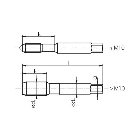 Fanar Handgewindeschneider M14, 3 Stück (A2-235801-0140)