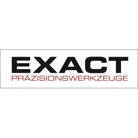 Exact Exact 05112 Maschinen-Gewindebohrer-Set, 7-teilig, metrisch, Rechtsgewinde, DIN 371, HSS, Form B, 1 Set