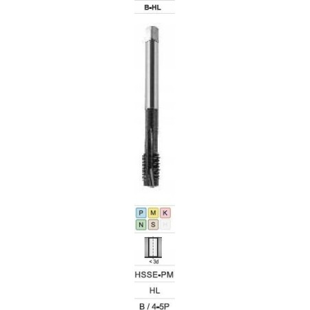 Fanar Gewindebohrer M24 DIN-376B (6H) HSSE-PM HL MASTERTAP