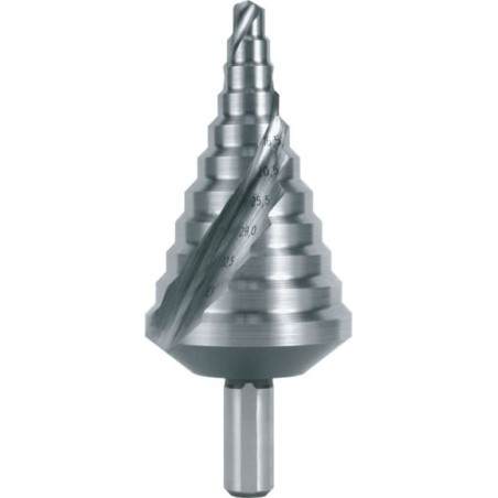 -Stufenbohrer RUKO HSS O 6,5–40,5 mm