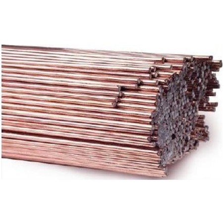 Metallurgie – VERKUPFERTES SCHWEISSSTANGENMATERIAL 4,00 × 1000 mm SPG1 [Einheit: kg] – DRU 4 × 100 CU
