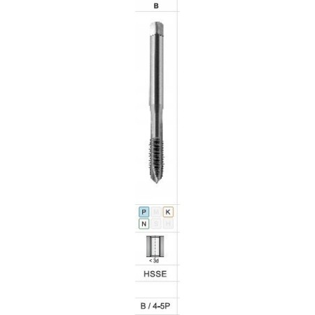 Fanar Gewindebohrer UNC 3/4-10 DIN-376B (2B) HSSE 800 – D2-111101-4135