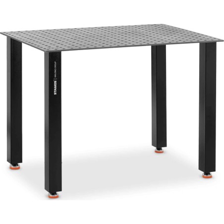 Stamos Germany Schweiß- und Montagetisch mit gelochter Platte, 10 mm, 120 x 80 cm, bis 150 kg Schweiß- und Montagetisch mit gelochter Platte