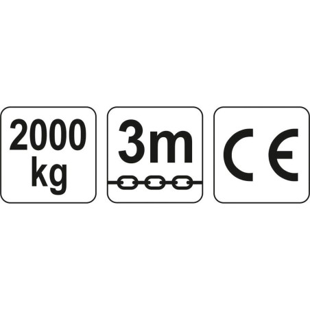 Yato Kettenwinde 2T 3 m (YT-58953)