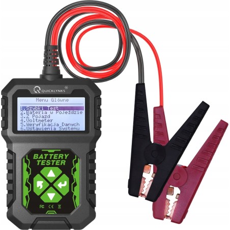 SKLEPLEDY Batterietester für 12-V-Batterien bis 220 Ah