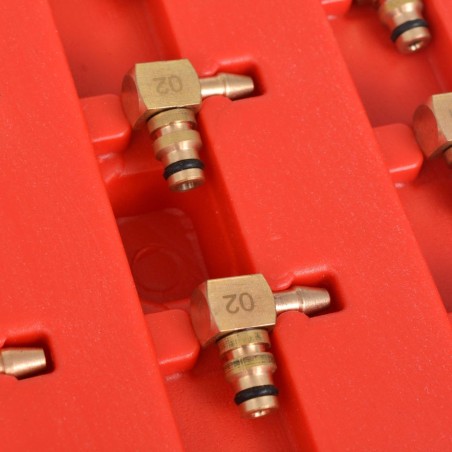 vidaXL Durchflussmesser und Adaptersatz für Common-Rail-Zylinder 8 (210418)