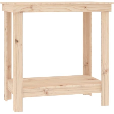 vidaXL vidaXL Arbeitstisch, 80 x 50 x 80 cm, massives Kiefernholz