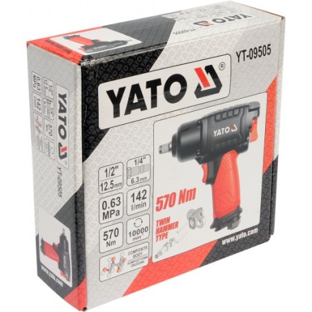 Yato YT-09505 Schlagschrauber 6,3 bar 1/2"