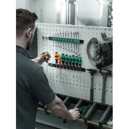 Werkzeugset Wera Wera 9630 Magnetic Strip 6000 Joker 1, 11-teilig, Schraubenschlüssel (Kombinations-Ratschen-Schraubenschlüssel mit Haltefunktion)