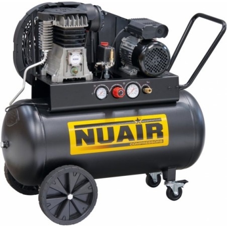 Autokompressor TECH-PRO, ölgeschmiert, schallgedämpft, 100 l, 10 bar, 3 PS, 400 V (1 Stück)