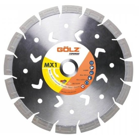 Beschaffung einer Diamantscheibe GOLZ MX1 230 x 22,2 mm