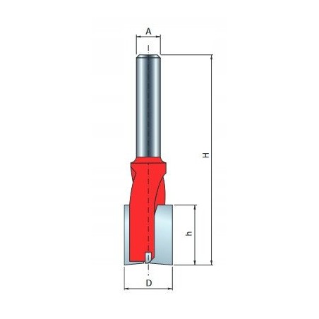 Fräser 17-10608P 22×25×70×8,0