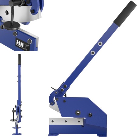 MSW Guillotine-Schere für Bleche und Stangen, manuell, Stärke 6 mm, Breite 170 mm Guillotine-Schere für Bleche und Stangen, manuell