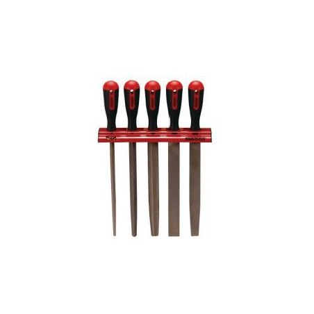 Teng Tools Feilenset mit Wandhalterung (12866-0107)