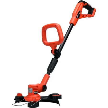 Yato Akku-Rasentrimmer 18 V, 2 Ah, Li-Ion, 30 cm, ohne Akku (YT-82831)