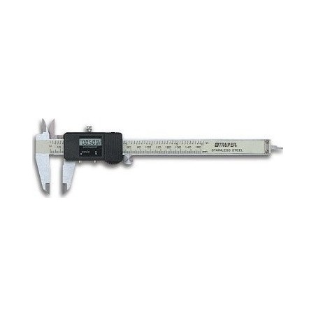 Truper Digitaler Messschieber. Genauigkeit 0,01 mm. Minimale Messstärke 0,01 mm, maximale Messstärke 150 mm Truper