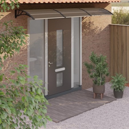 vidaXL vidaXL Türvordach, schwarz, 300 x 75 cm, Polycarbonat