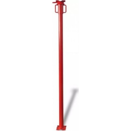 vidaXL Teleskopstange, 280 cm, rot