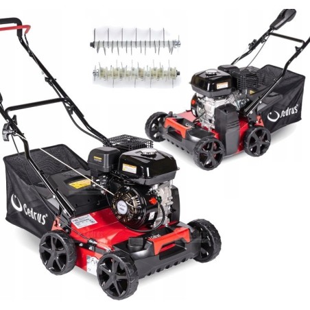 Cedrus CEDRUS WR01-H Benzin-Vertikutor und Rasenlüfter 2-in-1, 6 PS, Honda GP200 – EWIMAX –  – Autorisiert