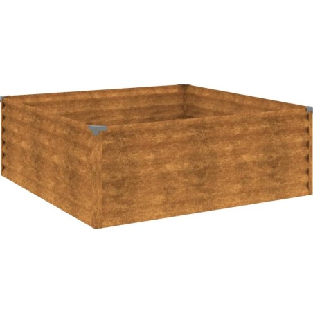 vidaXL vidaXL Hochbeet, 100 x 100 x 36 cm, Cortenstahl