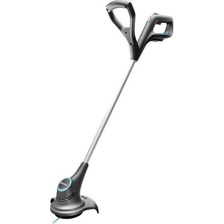Garten-Trimmer Gardena Cordless Trimmer SmallCut 23/18V P4A Ready-To-Use Set, 18 V, Rasentrimmer (dunkelgrau, Li-Ionen-Akku 2,0 A)