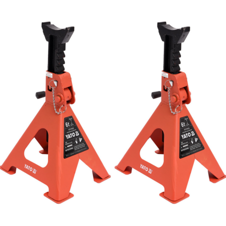 Yato Unterlegkeile für PKW, max. 6 t, 382–600 mm, 2 Stück (YT-17312)