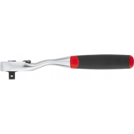Wiha Wiha Umschaltknarre 1/4 Zoll mit Druckknopf und Kugelsicherung