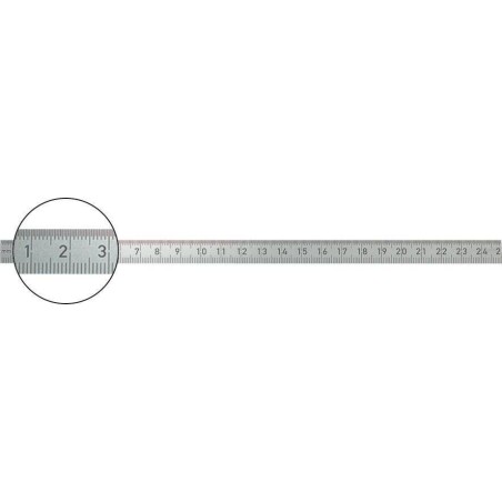 Format: Edelstahl-Lineal, Breite 30 mm, Länge 300–2000 mm