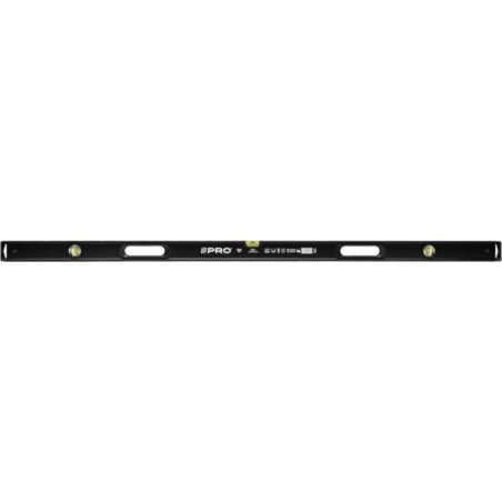 PRO Wasserwaage, schwarz lackiert, mit Halterung, HD-Serie 900, 150 cm