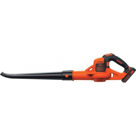 Black&Decker Black Decker – 18-V-Li-Ion-Akku-Laubbläser ohne Akku und Ladegerät, 2 Geschwindigkeitsstufen