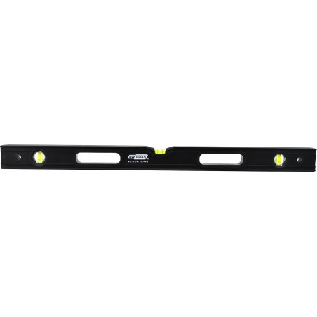 AWTools AWTOOLS Wasserwaage BLACK 120 cm, magnetisch, mit Halterungen AWBL25055