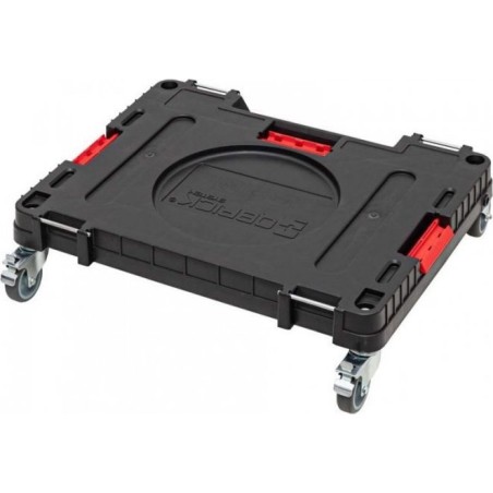 Qbrick Rollbare Plattform Qbrick System ONE 2.0 Transportplattform Workshop schwarz