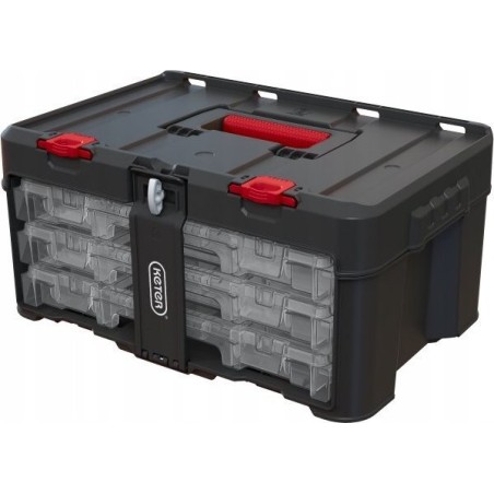 Kadax Keter Werkzeugkasten-Organizer, 37-Liter-Set