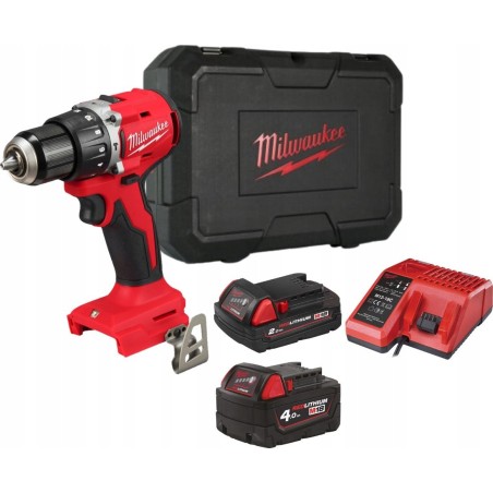 Milwaukee-Bohrschrauber MILWAUKEE.DRIVEN UD.M18BLPDRC-422C 60,5 Nm 1x4,0 Ah + 1x2,0 Ah BL