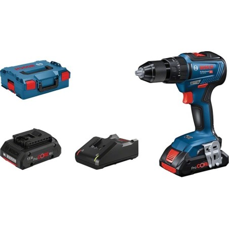 Bosch-Bohrschrauber GSB 18V-55, 18 V, 2 Akkus à 4 Ah