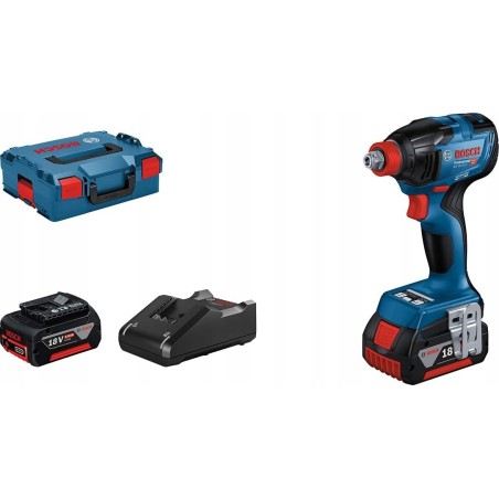 Bosch-Schlagschrauber KLUCZ.UDAR.AKU.GDX 18 V-210 C 2×5 Ah Li-Ion Schlagschrauber L-BOXX