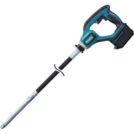 Makita 18-V-Betonverdichter, 2 x 5,0 Ah Li-Ion, 240 cm, DVR850RTE, MDVR850RTE