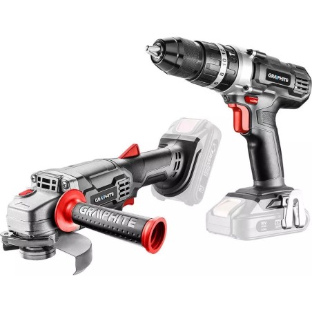 Graphite 2-teiliges Elektrowerkzeug-Set (58GS001)