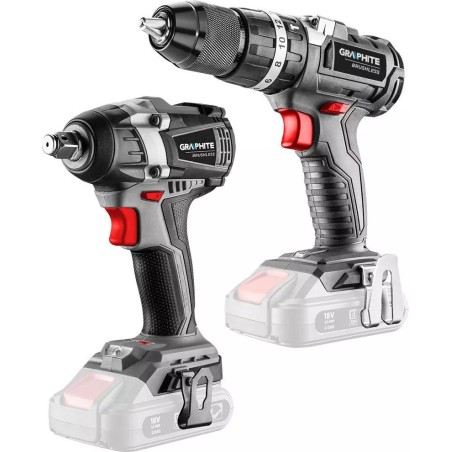 Graphite 2-teiliges Elektrowerkzeug-Set (58GS003)