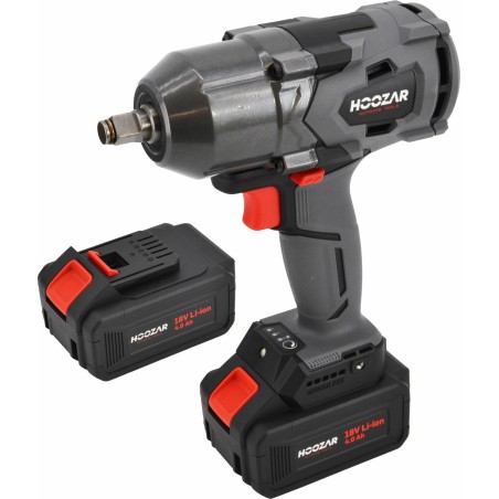 Schlagschrauber HOOZAR IMPACT WRENCH 1/2" 18 V 2x4,0 Ah 1000 N·m IW30BLM2